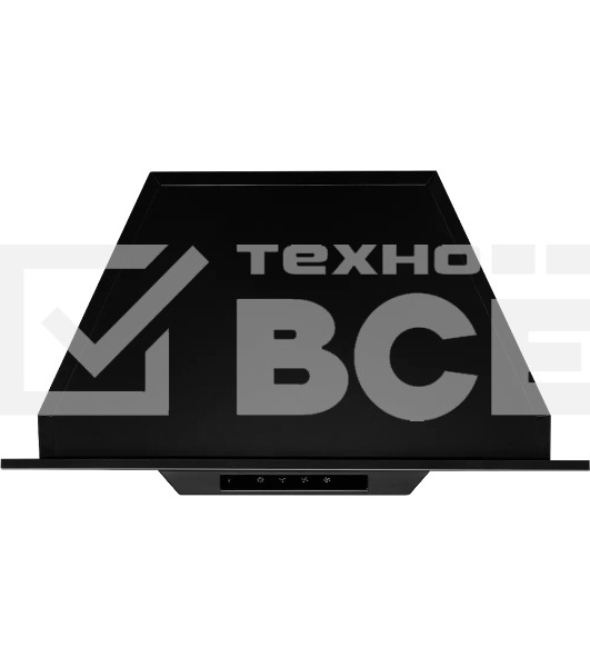 Вытяжка встраиваемая Kuppersberg INLINEA 52 Black, ширина 52 см, отвод/рециркуляция, 850 м3/час, электронное сенсорное управление, таймер, пульт ДУ, 3 скорости, светодиодное освещение 2х3,5 Вт, металлический жироулавливающий фильтр, угольный фильтр С6С (о