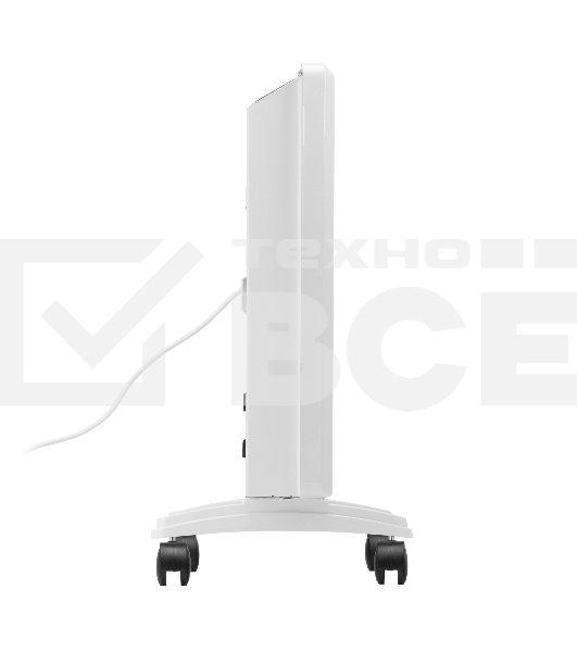 Конвектор электрический MTX CH-1000, белый, 1000 Вт, 10 м2, термостат