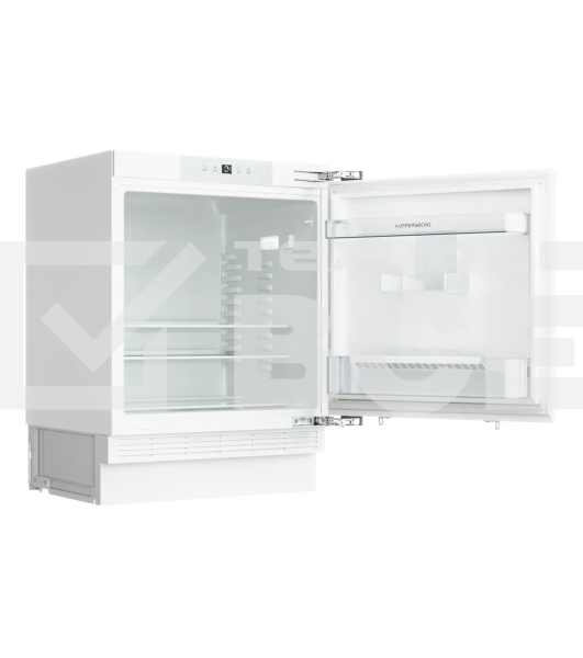 Встраиваемый холодильник Kuppersberg RBU 814, коллекция High-Tech,отсек для овощей,полка для яиц,полезный объем 138 л, перенавешиваемые двери, энергопотребление А+,управление электронное сенсорное, цвет белый