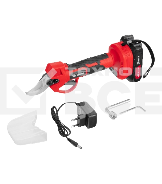 Секатор аккумуляторный, бесщет., MTX BP-25, Li-Ion, 20 В