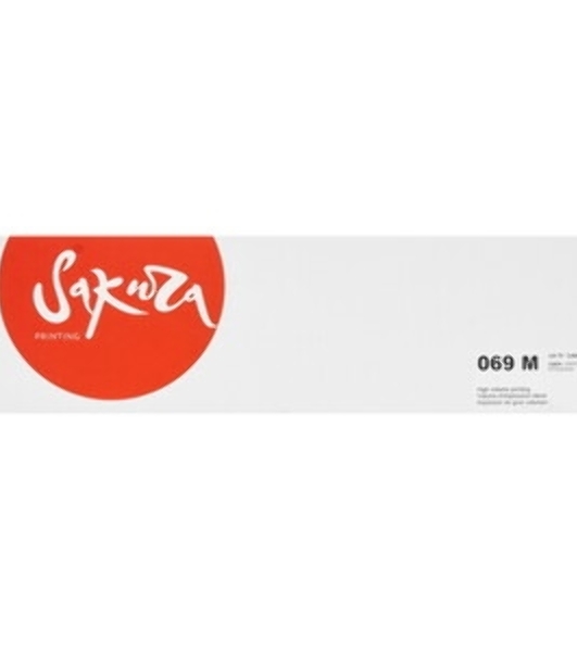 Картридж Sakura 069M (5092C002) для Сanon, пурпурный, 1900 к.