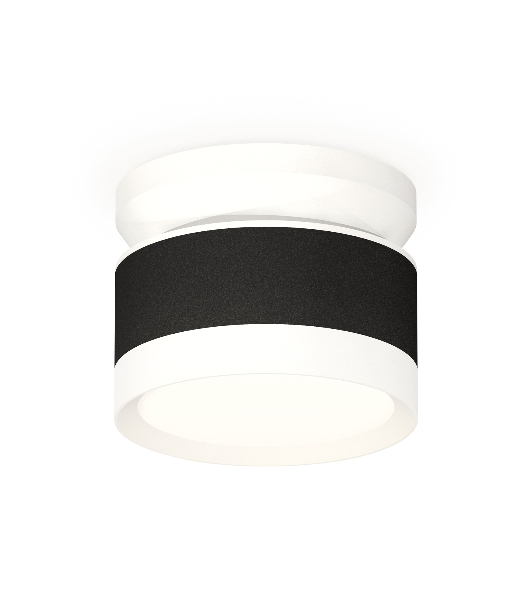 Светильник Ambrella Light XS8102045 SBK/SWH черный песок/белый песок GX53 (N8901, C8102, N8112)