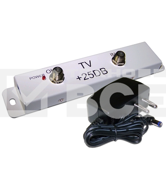 Усилитель LANMASTER TV-сигнала, 25 dB