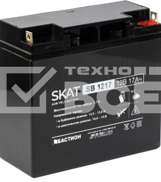 Батарея для ИБП Бастион SKAT SB 1217, 12В, 17Ач