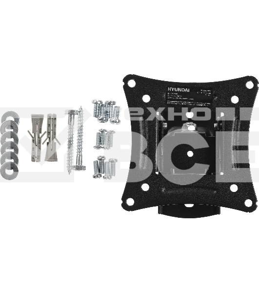 Кронштейн для телевизора Hyundai GL-R1 черный 20'-29' макс.15кг настенный поворот и наклон