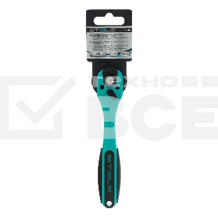 Ключ-трещотка Stels 1/4, 72 зуба, с быстрым сбросом, CrV, 2-х ком. рукоятка