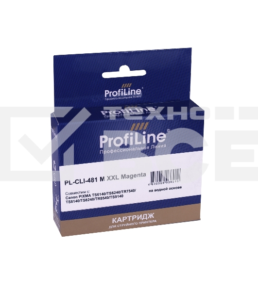 Струйный картридж PL-CLI-481M XXL для принтеров CANON PIXMA TS6140/TS6240/TR7540/TS8140/TS8240/TR8540/TS9140 с чернилами Magenta ProfiLine