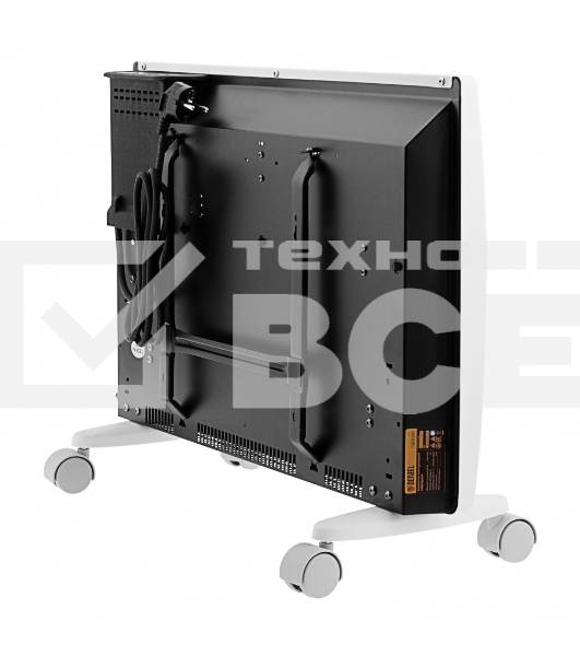 Конвектор гибридный Denzel HybridX-1500 белый, 1500 Вт, 25 м2, термостат, дисплей