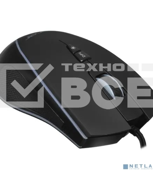 Мышь проводная Acer OMW131 черный, 6400 dpi, USB, кнопки - 7