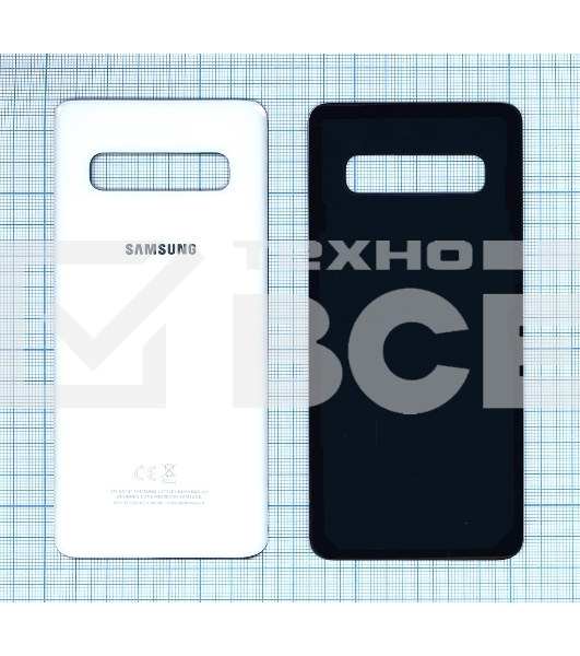 Задняя крышка для Samsung G973 Galaxy S10 белый
