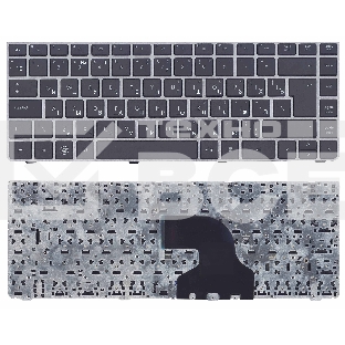 Клавиатура для ноутбука HP ProBook 4330S 4331S черная c серой рамкой
