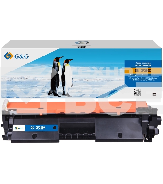 Картридж лазерный G&G GG-CF230X черный (3500стр.) для HP LJ Pro M203d/M203dn/M203dw;MFP M227fdn/M227fdw/M227sdn