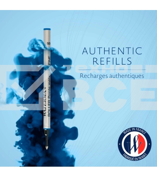 Стержень роллер Waterman (CW1964018) F 0.5мм синие чернила блистер