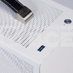 Компьютерный корпус PCCooler I100 PRO MESH WH, Mesh Compact, белый, SPCC, no fans ITX 60/300/SFX PSU support; 1x2.5