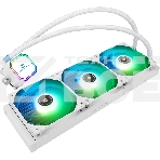 Система водяного охлаждения Thermalright Frozen Prism 360 ARGB Soc-AM5/AM4/1151/1200/2066/1700 белый 4-pin 27dB Al Ret (F-PRISM-360-WH-ARGB), фото4