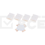 Коннектор Х-образный Rexant для светодиодной ленты SMD 8 мм, фото 1