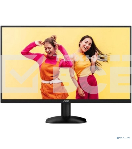Монитор 27' AOC 27B35HM VA 1920x1080, 100 Гц, 4 мс (1 мс MPRT), 16:9, 250 кд/м², VGA, HDMI 1.4, HDR10, Adaptive-Sync, черный