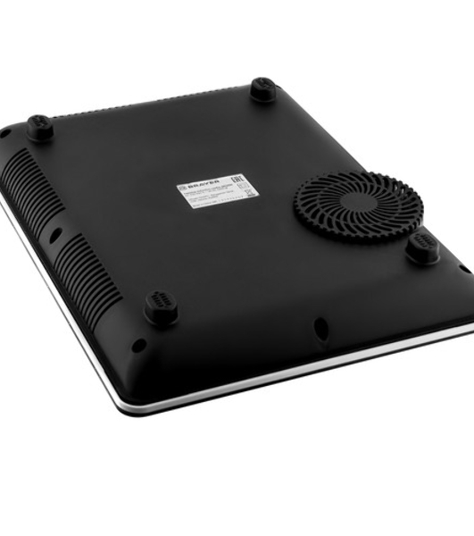 Плита настольная электрическая BRAYER BR2800 черный, 2.2 кВт, индукция, конфорки - 1, стеклокерамика, сенсор