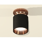 Светильник Ambrella Light XS6302181 SBK/PPG черный песок/золото розовое полированное MR16 GU5.3 (N6906, C6302, N6114), фото3