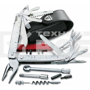 Мультитул Victorinox SwissTool X Plus Ratchet (3.0339.L) 115мм 40функций серебристый карт.коробка