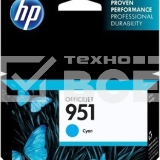 Картридж струйный HP 951 CN050AE голубой для HP OJ Pro 8610/8620 (700стр.)