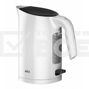 Чайник электрический Braun WK3100WH  1.7л. 2200Вт белый (корпус: пластик)