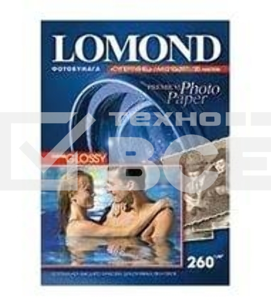 Фотобумага Lomond 1103130 A3/260г/м2/20л./белый высокоглянцевое для струйной печати