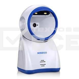 Сканер штрих-кода стационарный Mindeo MP725 1D/2D имидж, проводной, 45 скан/сек, USB, белый