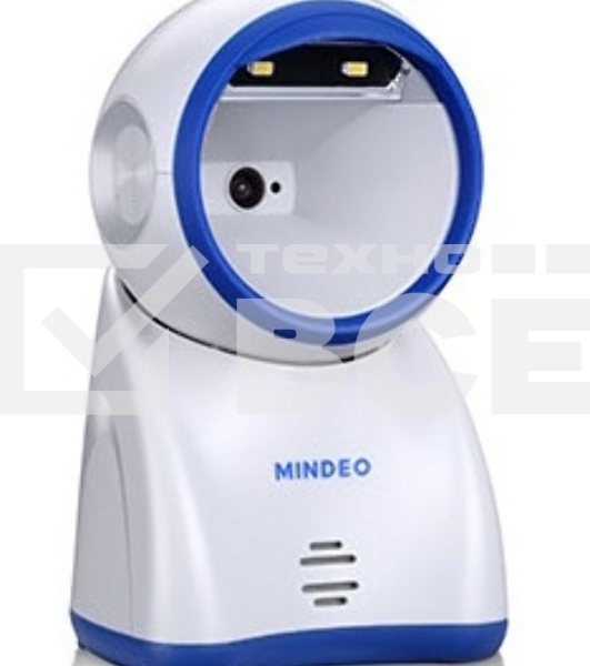 Сканер штрих-кода стационарный Mindeo MP725 1D/2D имидж, проводной, 45 скан/сек, USB, белый
