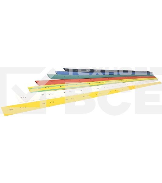 Трубка термоусаживаемая ТТУ 18/9 белая (1м)