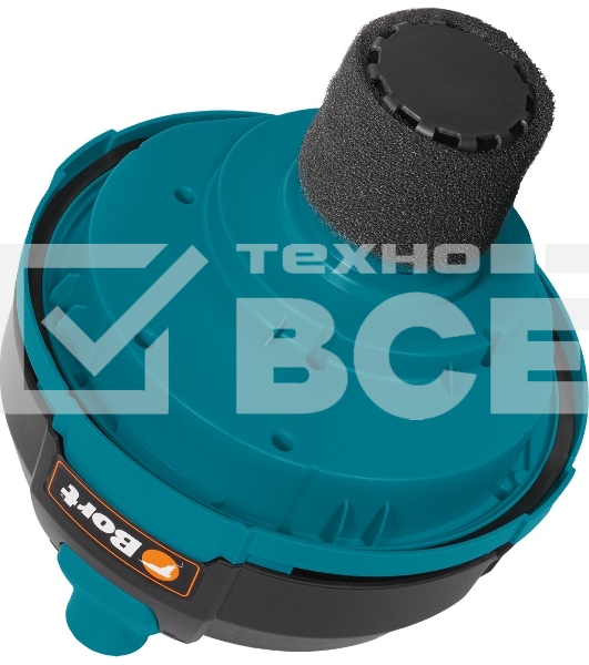 Строительный пылесос Bort BSS-1220 BLACK (93412598) 240/1200 Вт, уборка сухая/влажная, пылесборник мешок/контейнер, 20 л