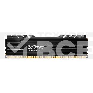 Оперативная память XPG Gammix D10, DDR4, 16GB (2x8GB), 3600MHz, CL18, с радиаторами, черный