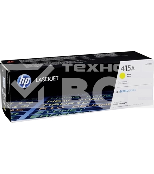 Картридж лазерный HP 415A W2032A желтый для HP HP LJ M454/MFP M479 (2100стр.)