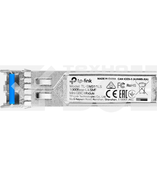 Сетевое оборудование TP-Link SMB TL-SM311LS Gigabit SFP module, Single-mode, MiniGBIC, LC interface, Up to 10km distance