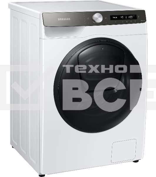 Стирально-сушильная машина Samsung WD80T554CBT/LD белый, загрузка фронтальная 8 кг, 1400 об/мин, класс: A