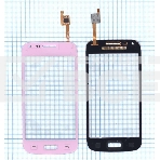 Сенсорное стекло (тачскрин) для Samsung Galaxy Core Plus SM-G350 розовое, фото2