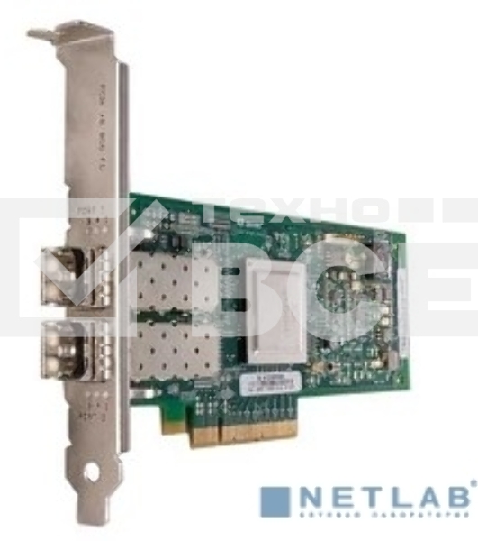 Контроллер Qlogic QLE2562-CK 8Gb 2-port FC HBA x8 PCIe LC multi-mode optic