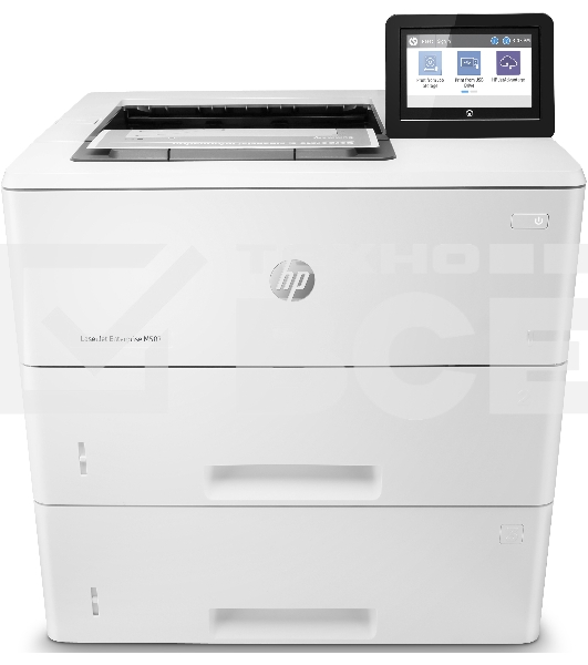 Принтер лазерный HP LaserJet Enterprise M507x (1PV88A#B19), A4, ч/б, печ. до 43 стр/мин, 1200 x 1200 dpi, USB, RJ-45, Wi-Fi, BlueTooth, Air Print, Mopria
