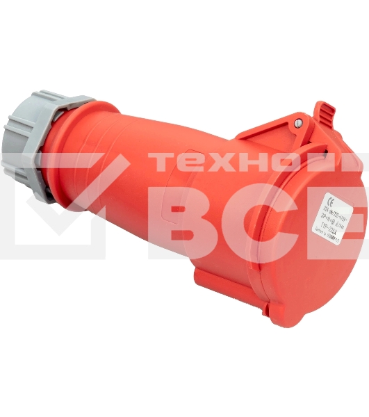 Блок распределения питания Powercom PDU-32AVMS24-18C3-6C9-3P верт.размещ. 18xC13 6xC19 с сетевым мониторингом 3x32A EN 60309 2м