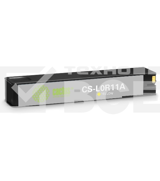 Картридж струйный Cactus CS-L0R11A (981X) желтый пигментный (150 мл) для HP PageWide 556dn Enterprise/586dn