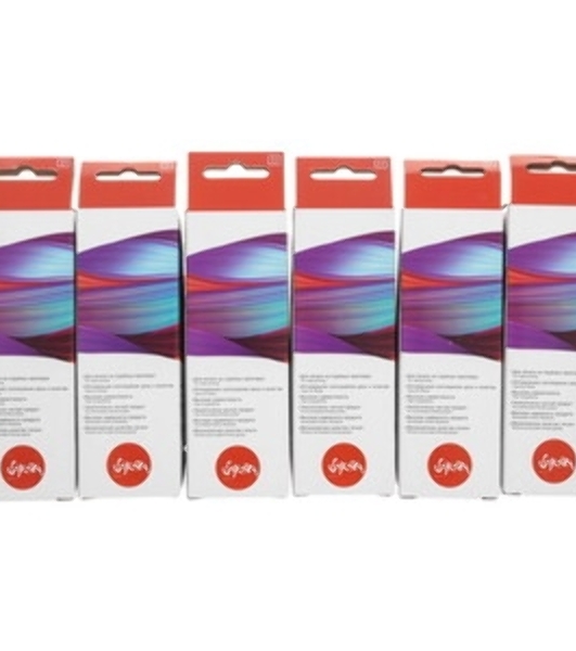 Контейнеры с чернилами Sakura SIC13T673BA (673-6 цветов) для Epson, черный,голубой, пурпурный, желтый, светло-голубой, светло-пурпурный), 70 мл*5