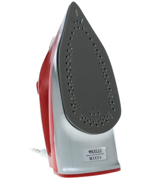 Утюг Kelli KL-1622 красный, 2200 Вт, 100 г/мин, 400 мл