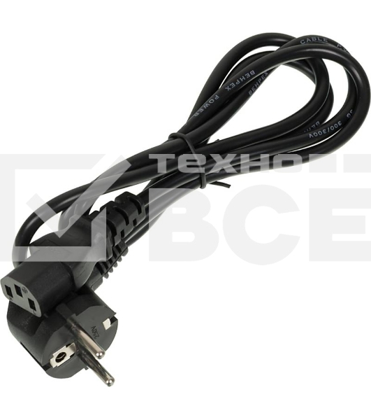 Кабель питания IEC320-C13 (f)/евровилка 1.5м