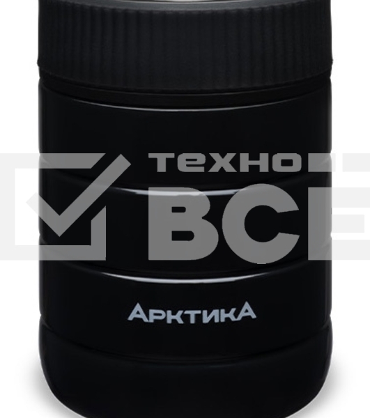 Термос для еды Арктика 307-480 0.48л. черный картонная коробка (307-480/BLA)