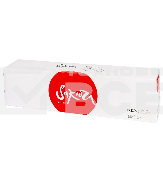 Картридж Sakura TK8305C для Kyocera Mita TASKalfa 3050ci, TASKalfa 3051ci, TASKalfa 3550ci, TASKalfa 3551ci, синий, 15 000  к.