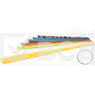 Трубка термоусаживаемая ТТУ 18/9 белая (1м)