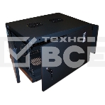 Шкаф настенный Lanmaster Next TWT-CBWNM-6U-6X6-BK 6U 550x600мм пер.дв.металл съемные бок.пан. 60кг черный, фото2