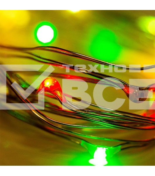 Гирлянда Роса с трансформатором 50 м, 500 LED, цвет свечения мультиколор NEON-NIGHT
