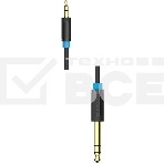 Кабель Vention аудио Jack 6,5 mm M/ 3,5 M - 1 м, фото5