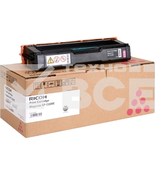 Картридж лазерный Ricoh тип SP C220 малиновый для Aficio SP C220S/C221SF/C222SF/ SP C220N/C221N/C222DN 2300 отп.